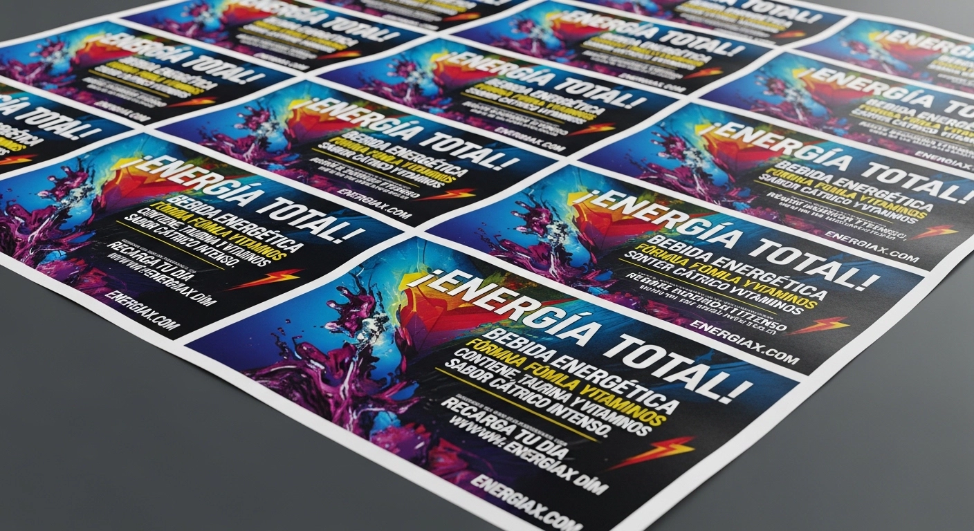 Impresión de etiquetas de eficiencia energética personalizadas - GoExpress