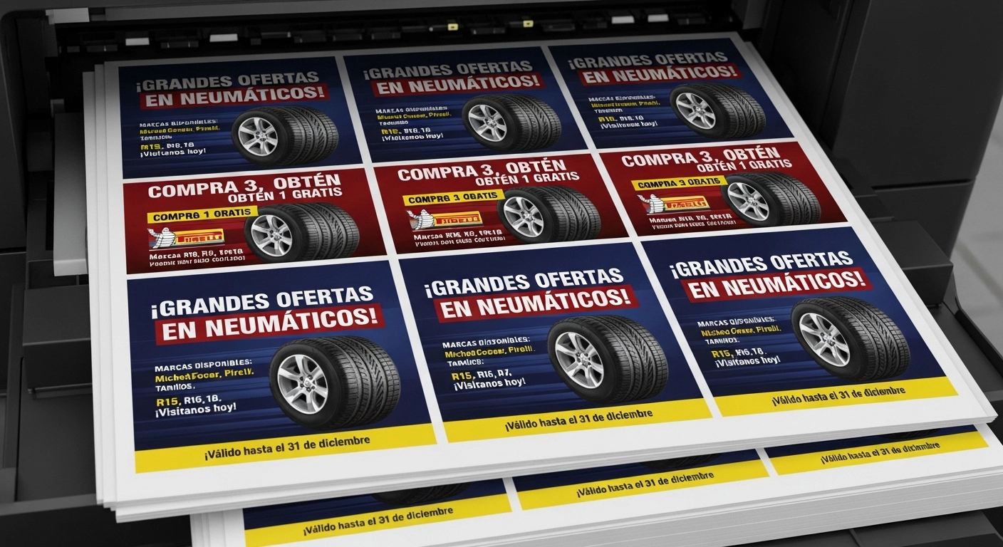 Impresión de volantes y folletos publicitarios de alta calidad - GoExpress